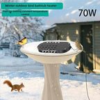 Bird Bath Heater, 250W Bird Bath Heater for Outdoor in Winter, Birdbath Water Heater Thermostatically Controlled Heated Bird Bath for Outdoor Yard Bird Bath Deicer, for Bird Chicken Livestock. ﻿ - Image 5