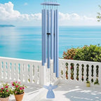 45" Wind Chimes for Outside Deep Tone - 6 Thicken Tubes Large Windchimes by Creatingvividfunspacesforyouroutdoors