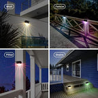 Solar Deck Lights Outdoor - 6 Pack Solar Fence Lights Waterproof Solar Stair Lights Outdoor Solar Lights Decor for Backyard Fence Steps Stairs Railing Garden Patio Pathway Outside - Image 6