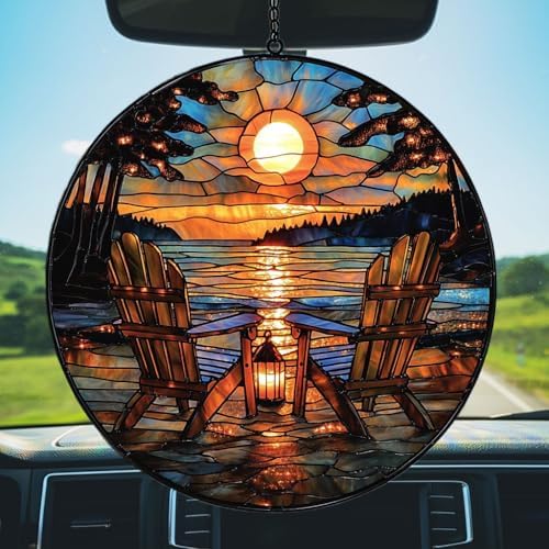 Beach Campfire Acrylic Suncatcher - Image 5