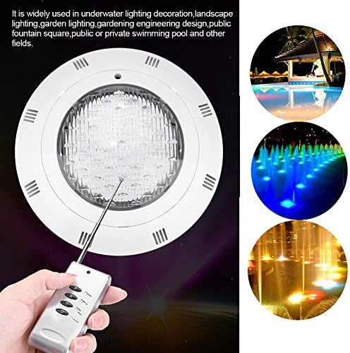Zerodis LED Underwater Light, AC12V 30W 300 LED RGB Multi Color LED Pool Lights IP68 Underwater Swimming Pool Bright Light with Remote Control for Pond Fountain Aquarium Garden - Image 5