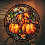 Pumpkin Garden Acrylic Suncatcher - Image 7