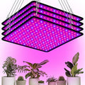 Liliful 4 Pcs Grow Lights Panel 200W Artificial Full Spectrum Grow Lamps with 225 LEDs for Indoor Outdoor Seedling Tent Flowe(Red, Blue) by Liliful