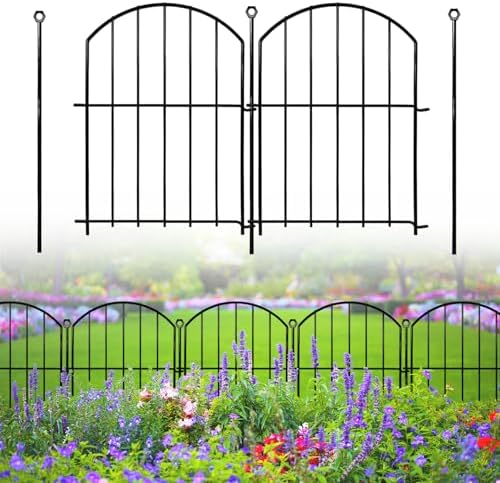 Decorative Garden Fence, 17in (H) x 20ft(L) No Dig Fence by Thrivinest
