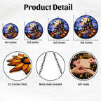 Gothic Halloween Castle Acrylic Suncatcher - Image 2