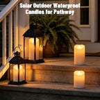 Wondise 4Pack Solar Candles Outdoor Waterproof IP65 Rechargeable - Image 6