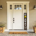 Unwelcome Sign,Go Away Go On Git Vertical Sign for Front Porch,8"*48" Tall Front Porch Decor, Unwelcome Porch Sign Welcome Signs Farmhouse Porch Decor Large Unwelcome Wood Sign - Image 2