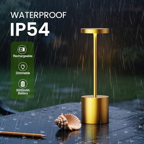 SAKRINGT Cordless Table Lamp Rechargeable,Outdoor LED Table Light - Image 2