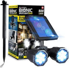 Bell+Howell Bionic Spotlight Duo Deluxe Solar Lights: Effortless Outdoor Illumination, Motion Sensor, Super Bright LEDs, Waterproof Landscape Lights for Patio, Yard, Garden- No Batteries Required! by BellHowell