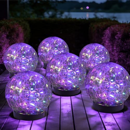 Solar Globe Lights Outdoor Waterproof-Solar Balls-Solar Garden Lights Orbs by MLKNK