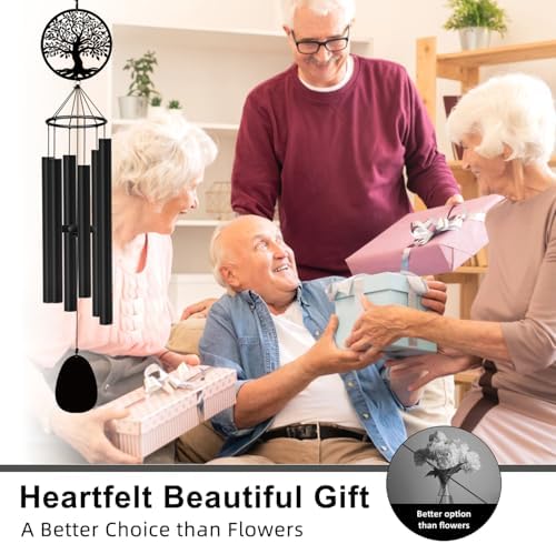 ASTARIN Memorial Wind Chimes for Outside Deep Tone, 36" Bereavement Gifts - Image 3