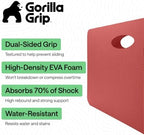 GORILLA GRIP® Extra Thick Foam Kneeling Pad for Gardening, 17.5x11 Red - Image 2