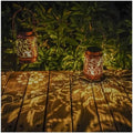 2 Pack Solar Hummingbird Lanterns Outdoor Hanging Decor Lantern,Waterproof Hollow Out Metal Decorative Garden Light,Graceful Decoration for Patio,Yard,Landscape,Walkway,Festival by AITENISEN