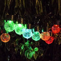 Solar Lights Outdoor Hanging Decorative Globe 24 Pack, Waterproof Solar Lantern with Handle and Clip, Solar Powered Glass Ball Lights for Garden Yard Fence Tree Umbrella Holiday Décor, Color Changing by PARTPHONER