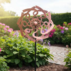 Garden Wind Spinner Outdoor Metal Yard Sculpture for Patio Lawn - Image 3
