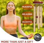 Personalized Memorial Wind Chimes for Outdoors Cowboy Horse Tribute Western Sky Sympathy Gift Custom Name Years for Loss of Loved One Dad Husband Ranch Keepsake Hanging Outdoor Remembrance - Image 5