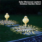 Moroccan Solar Lanterns Outdoor Waterproof Hanging Garden Decor - Image 6