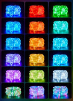 Brightown Solar String Lights Outdoor Waterproof, 39FT 100LEDs, Multicolor - Image 2