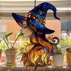 Cute Gentle Witch Acrylic Suncatcher - Image 4