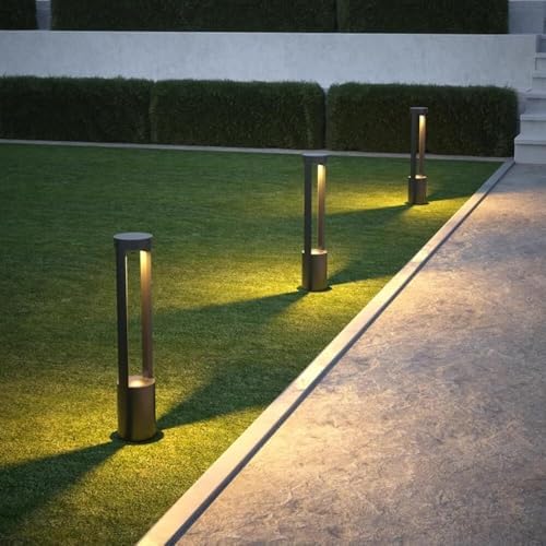 Outdoor LED Pathway Light Modern Landscape Bollard Fixture, Waterproof Aluminum Housing, Garden Lawn for Driveway, Courtyard, Walkway - Image 6