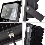 ASIGN 200W RGB LED Flood Lights, Indoor Outdoor Decoration Light Waterproof Color Changing LED Security Light with Remote Control, Dimmable Wall Washer Lights with US 3-Plug - Image 4