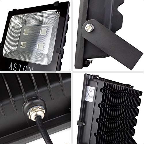 ASIGN 200W RGB LED Flood Lights, Indoor Outdoor Decoration Light Waterproof Color Changing LED Security Light with Remote Control, Dimmable Wall Washer Lights with US 3-Plug - Image 4
