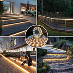 Solar Rope Lights Outdoor for Outside, Sign, Stair, Step, Yard, 10FT 3000K - Image 6