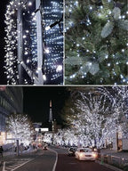 Solar String Lights Outdoor 6 Pack 600 LED 198FT Christmas Light Cool White - Image 6