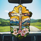 Religious Christian Cross Acrylic Suncatcher - Image 5