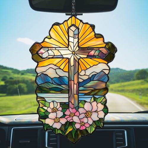 Religious Christian Cross Acrylic Suncatcher - Image 5