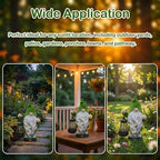 Garden Gnome 11.8 in, Funny Gnomes with Solar Lantern for Patio Decor Yard Christmas Fairy Garden Gift, Garden Statues Outdoor Clearance - Image 6