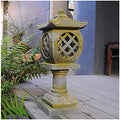Garden Statue Animal Sculpture Outdoor Decor Gift Resin Outdoor Statues Ornaments, Pagoda Stupa Garden Lantern Sculptures Japanese Style Asian Decor Crafts Patio Yard Figurines(A) by Unknown