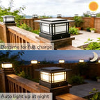 Dynaming 4x4 Solar Post Cap Lights Outdoor with 2 Color Modes, 12 Pack Fence Post Solar Lights Black Shell Fit for Vinyl/Wooden Posts, High Brightness SMD LED Lighting Decor for Garden Deck Patio - Image 6