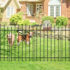 36” x 12’ No-Dig Metal Garden Fence with Stakes, Panels Fencing for Dogs - Image 6