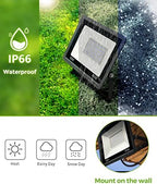 L LOHAS LED Dusk to Dawn Outdoor Lighting Plug in Flood Lights 6000K - Image 5