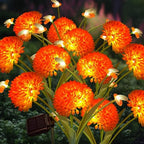 Solar Garden Lights, 8 Pack Solar Swaying Bee Lights with Flowers, Waterproof Firefly Light Outdoor for Garden Patio Yard Pathway Fall Decoration, Gifts for Women Mother's Day by MRHEPHAESTUS