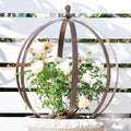 Garden Obelisk Trellis for Climbing Plants – 18"x22" Metal Support by Goooxim