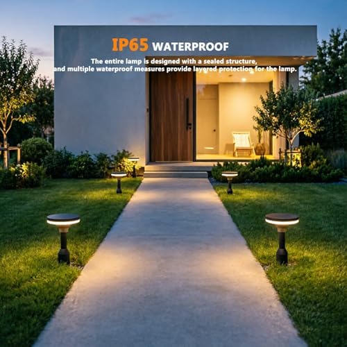 Landscape Path LightsAluminum Outdoor Bollard Lights Modern Pathway Lamp IP65 Waterproof 3000K Luxury LED Lighting for Commercial Garden Walkway Lawn Lamp - Image 3