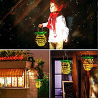 4 Pack Solar Pineapple Lights 60LED Waterproof Outdoor Hanging Funny Lights - Image 3