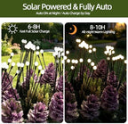 4 Pack Firefly Solar Garden Lights, Swaying Outdoor Decor for Yard - Image 3