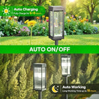 ELECLINK Solar Pathway Lights Outdoor, 6 Pack Upgraded Solar Lights Outdoor Waterproof, Bright Up to 15 Hrs Auto On/Off Garden Light for Yard Patio Lawn Path Walkway Driveway Outside Decor(Cool White) - Image 5