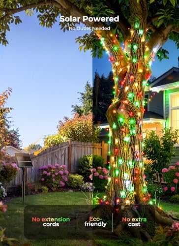 Minetom 4 Pack Solar-Christmas-Lights-Outdoor, Total 157FT, 400 LEDs - Image 3
