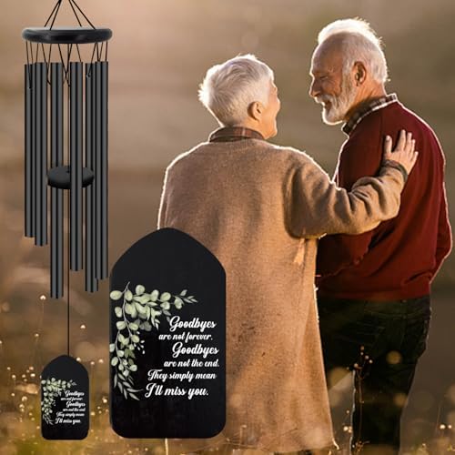 Personalized Sympathy Wind Chime, Memorial Wind Chimes Outdoor Deep Tone, Wind Chimes for Loss of Loved Father/Mother/Lover, Bereavement/Sympathy/Memorial Gifts for Remembrance - Image 5
