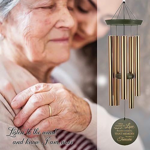 Personalized Memorial Tree of Life Wind Chimes for Loss of Mom Dad - Image 2