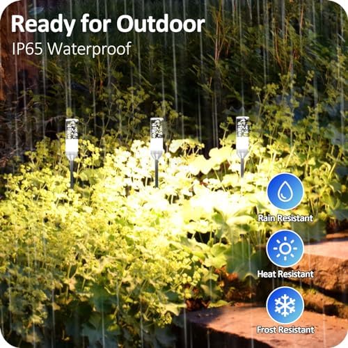 Pathway Lights Outdoor,12V Low Voltage Landscape Lighting, 6 Pack 570 Lumen Bright LED Path Lights, IP65 Waterproof Extendable Garden Lights for Yard Walkway Patio Lawn, 6000K - Image 5