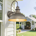 Farmhouse Barn Lights, Rustic Outside Wall Sconce (Vintage Bronze, 3 Pack) - Image 2