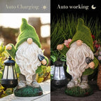 TERESA'S COLLECTIONS Gnome Garden Decor, Resin Decoration with Solar Lights - Image 6