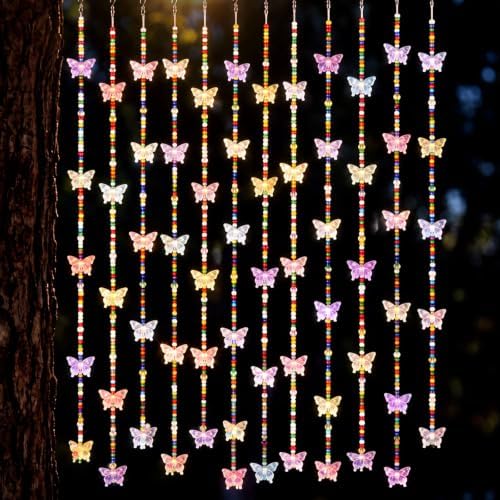 Suncalla 12 Pcs Crystal Suncatcher for Window, Butterfly, Multicolor by Unknown