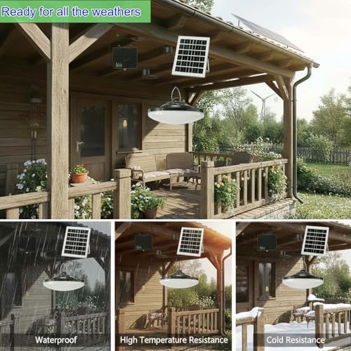 HULPPRE Solar Shed Light with Pull String,Indoor&Outdoor,Daytime or Night - Image 6