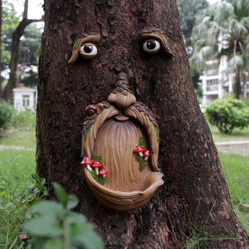 Resin Tree Face Outdoor Garden Yard Decoration - Image 7